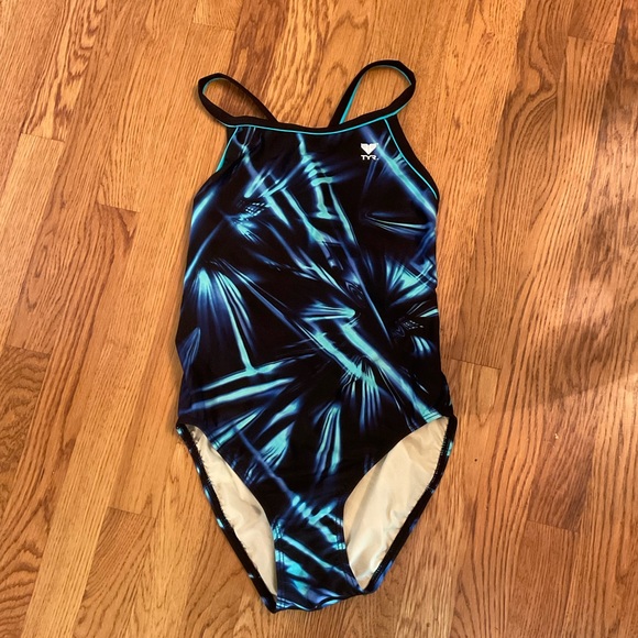 TYR- Women's Vitality Durafast Elite Diamondfit One Piece Swimsuit . Size M/L - Picture 3 of 11